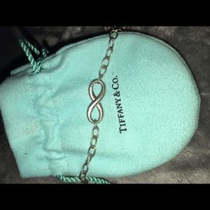 Tiffany infinity bracelet and matching ring